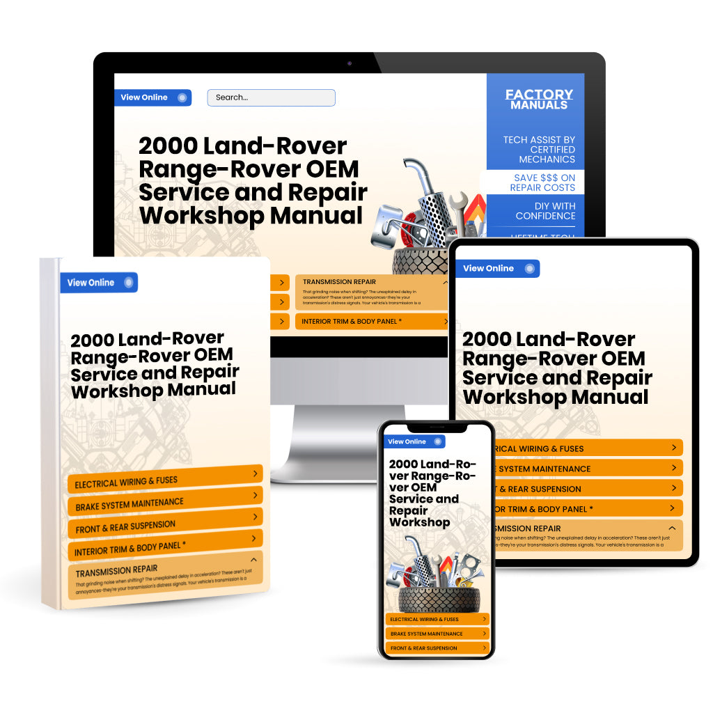 2000 Land-Rover Range-Rover OEM Service and Repair Workshop Manual