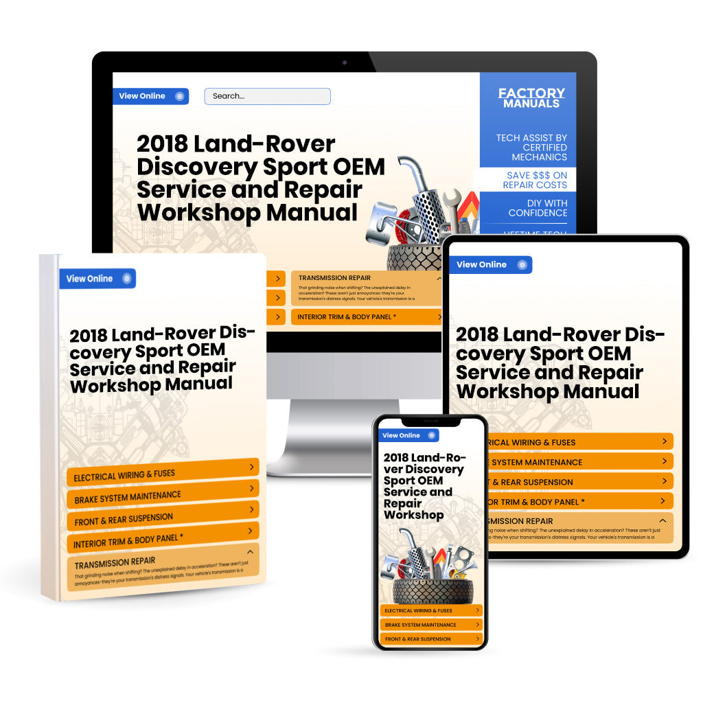 2018 Land-Rover Discovery Sport OEM Service and Repair Workshop Manual