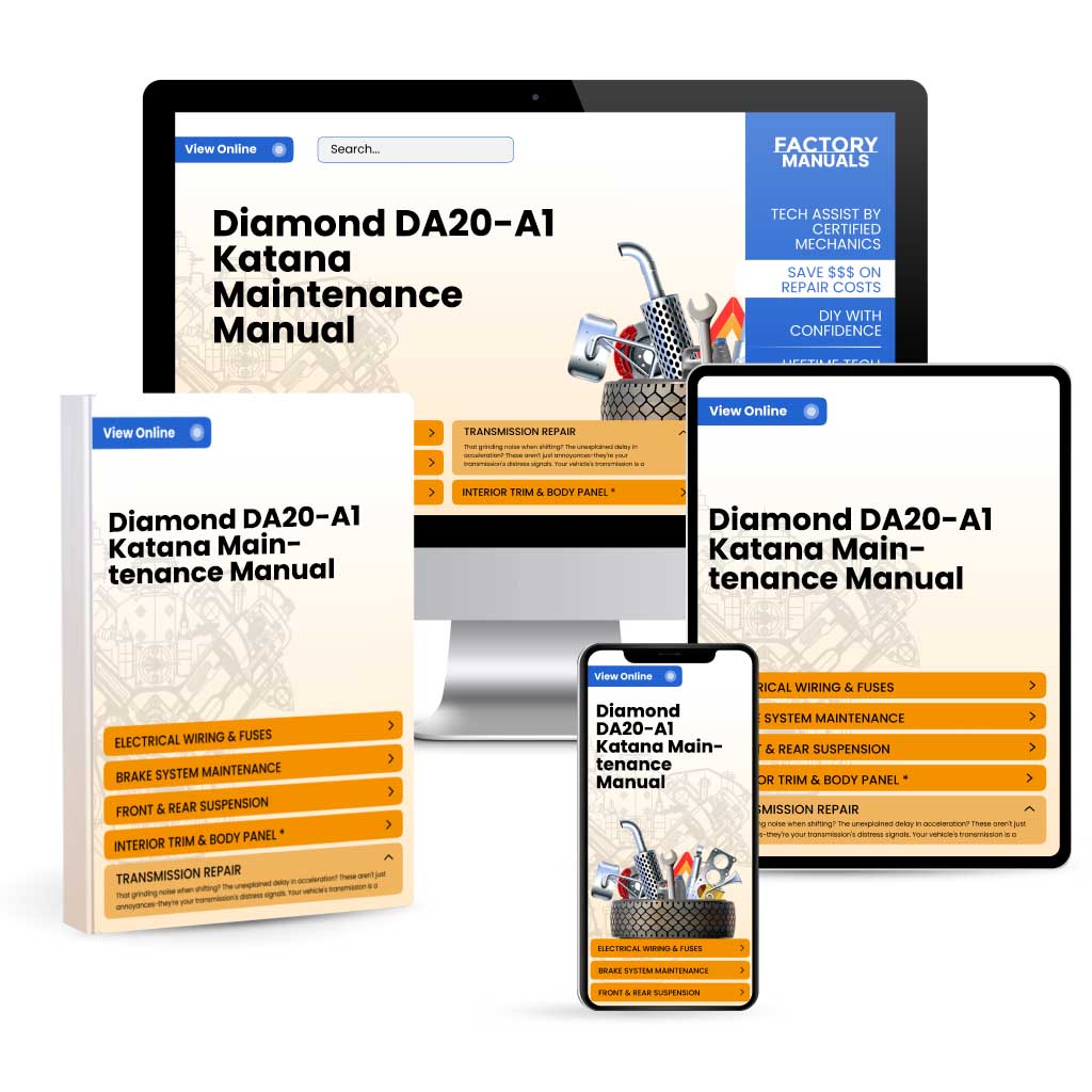 Diamond DA20-A1 Katana Maintenance Manual