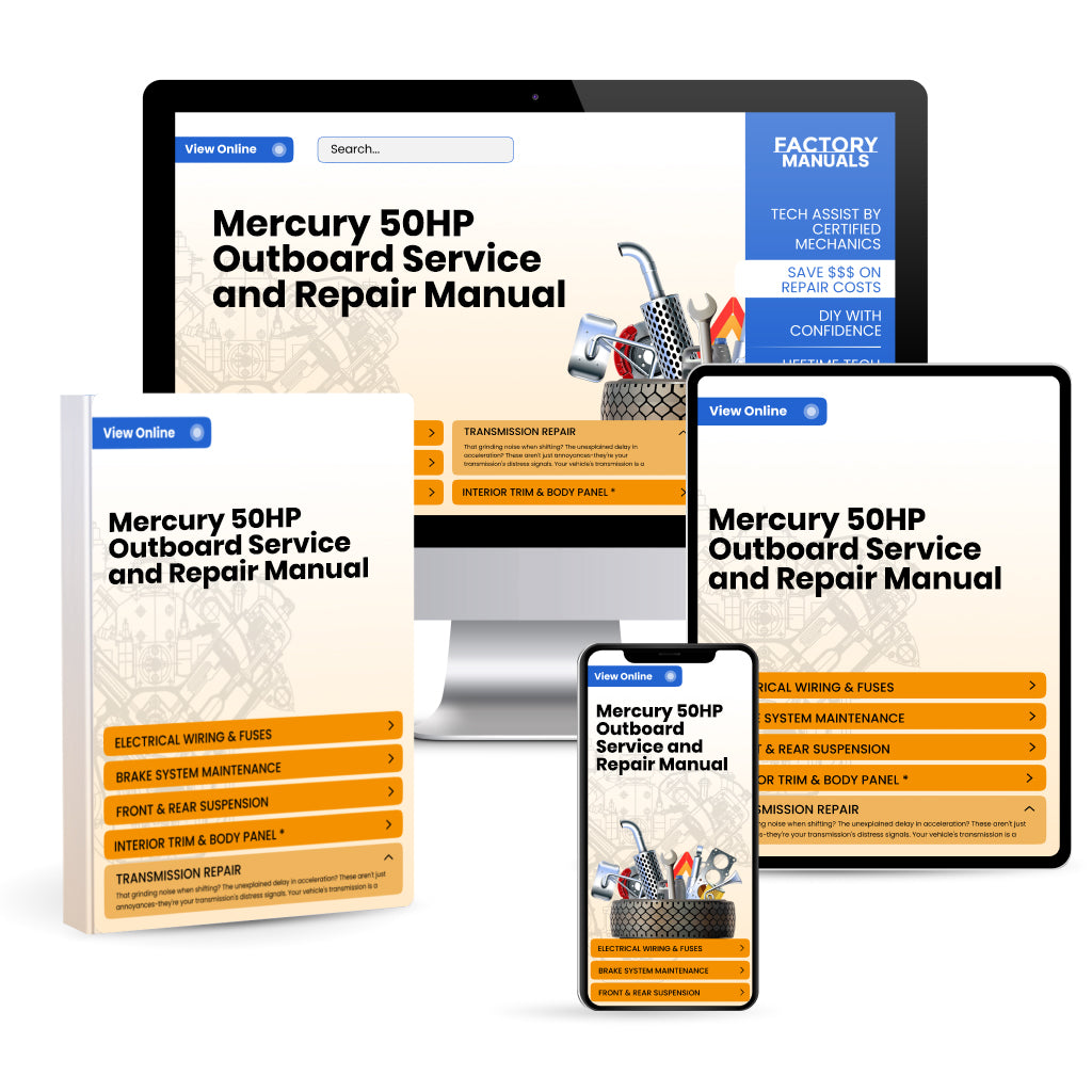Mercury 50HP Outboard Service and Repair Manual