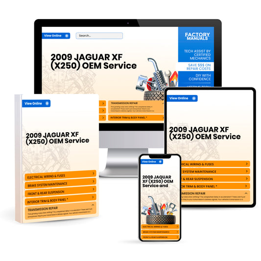 2009 JAGUAR XF (X250) OEM Service and Repair Workshop Manual