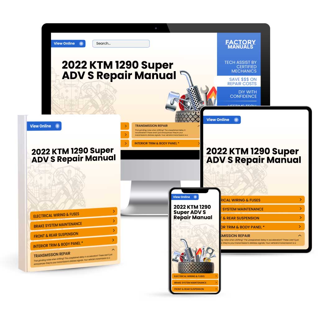 KTM 2022 1290 Service and Repair Manual