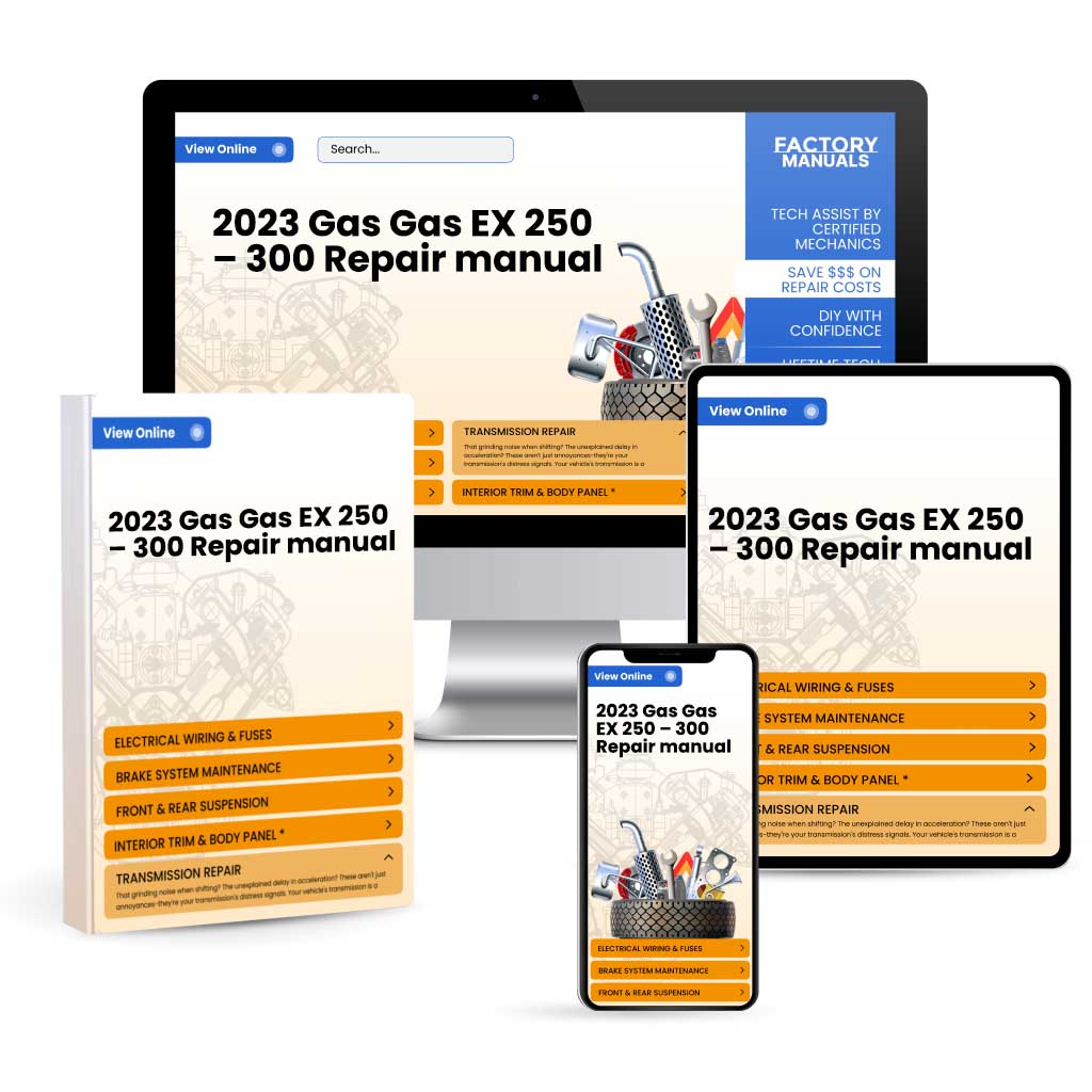 Gas Gas 2023 300 Service and Repair Manual