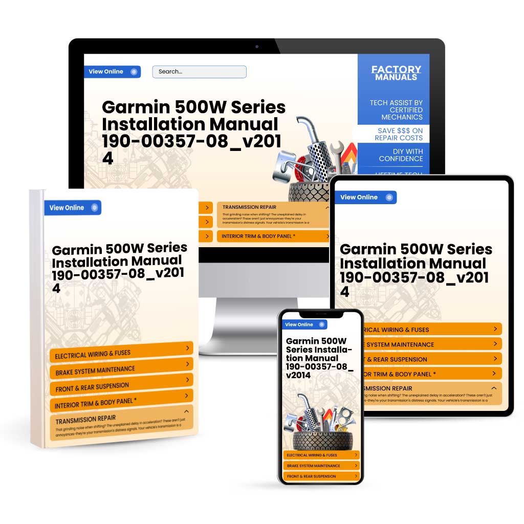 Garmin 500W Series Installation Manual 190-00357-08_v2014