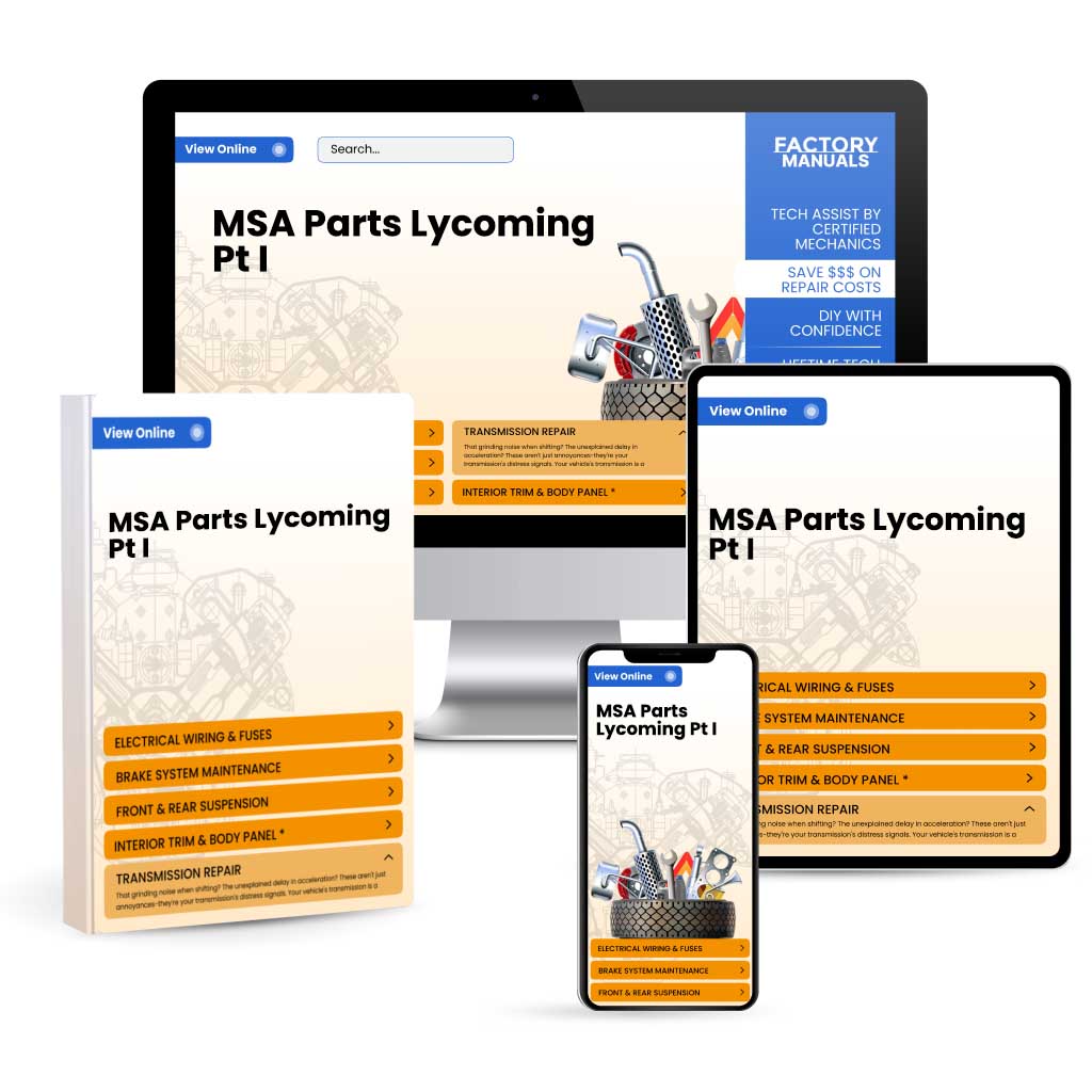 MSA Parts Lycoming Pt I