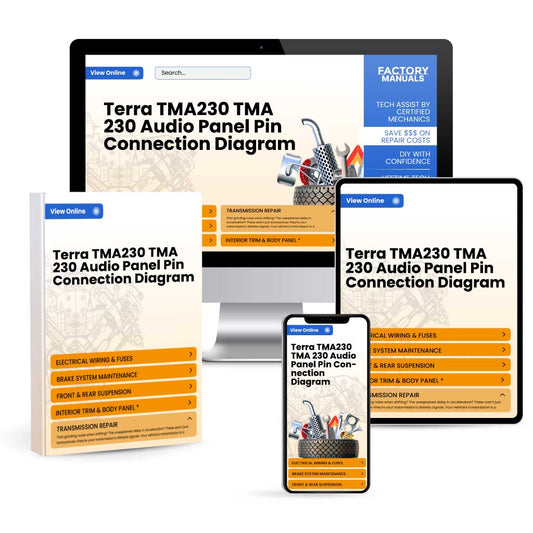 Terra TMA230 TMA 230 Audio Panel Pin Connection Diagram
