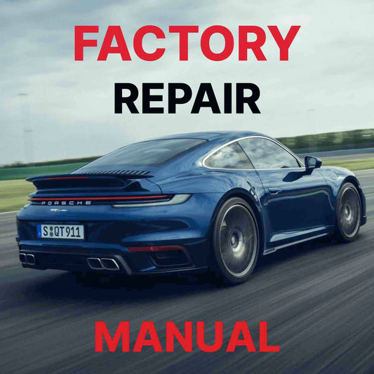 2019 Porsche Boxster Spyder Service & Repair Manual